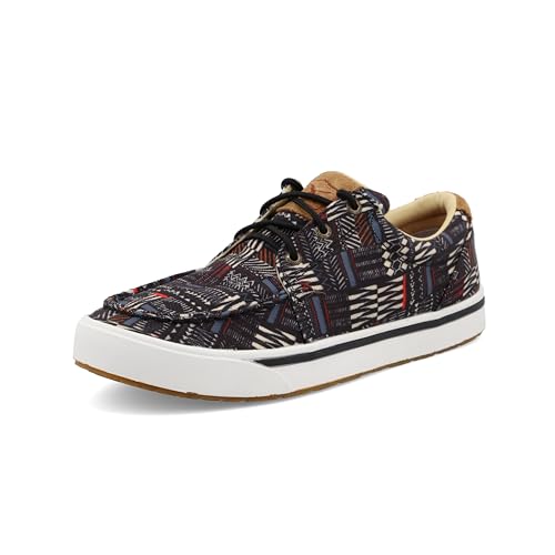 Twisted X Herren Sneaker Bootsschuh, Schwarz Multi, 45 EU von Twisted X