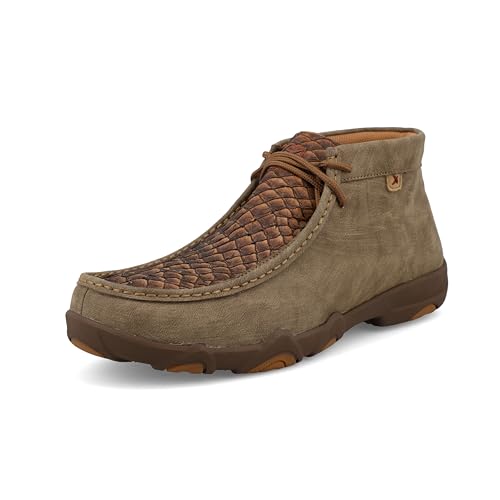 Twisted X Herren Ultralite X Driving Moc Chukka-Stiefel, Dark Tan & Shitake, 42.5 EU Weit Twisted X Herren Ultralite X Driving Moc Chukka-Stiefel, Dark Tan & Shitake, 42.5 EU Weit von Twisted X