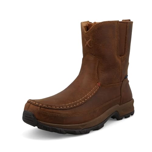 Twisted X Herren-Wanderstiefel, 20,3 cm, Moc Toe, Toffee, 9 Wide Twisted X Herren-Wanderstiefel, 20,3 cm, Moc Toe, Toffee, 9 Wide von Twisted X