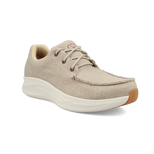 Twisted X Ultralite X Casual Herren Moc Toe mit Ultralite X, Sesam, 14 Wide von Twisted X