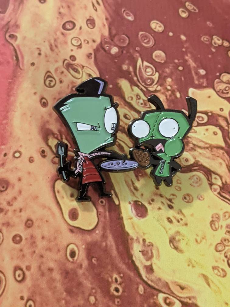 Invader Zim & Gir Pin von TwistedCreations420