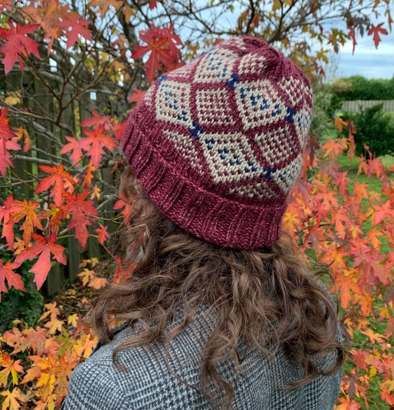 Fair Isle Style Gemütliche Beanie Mütze von TwistedStitcha