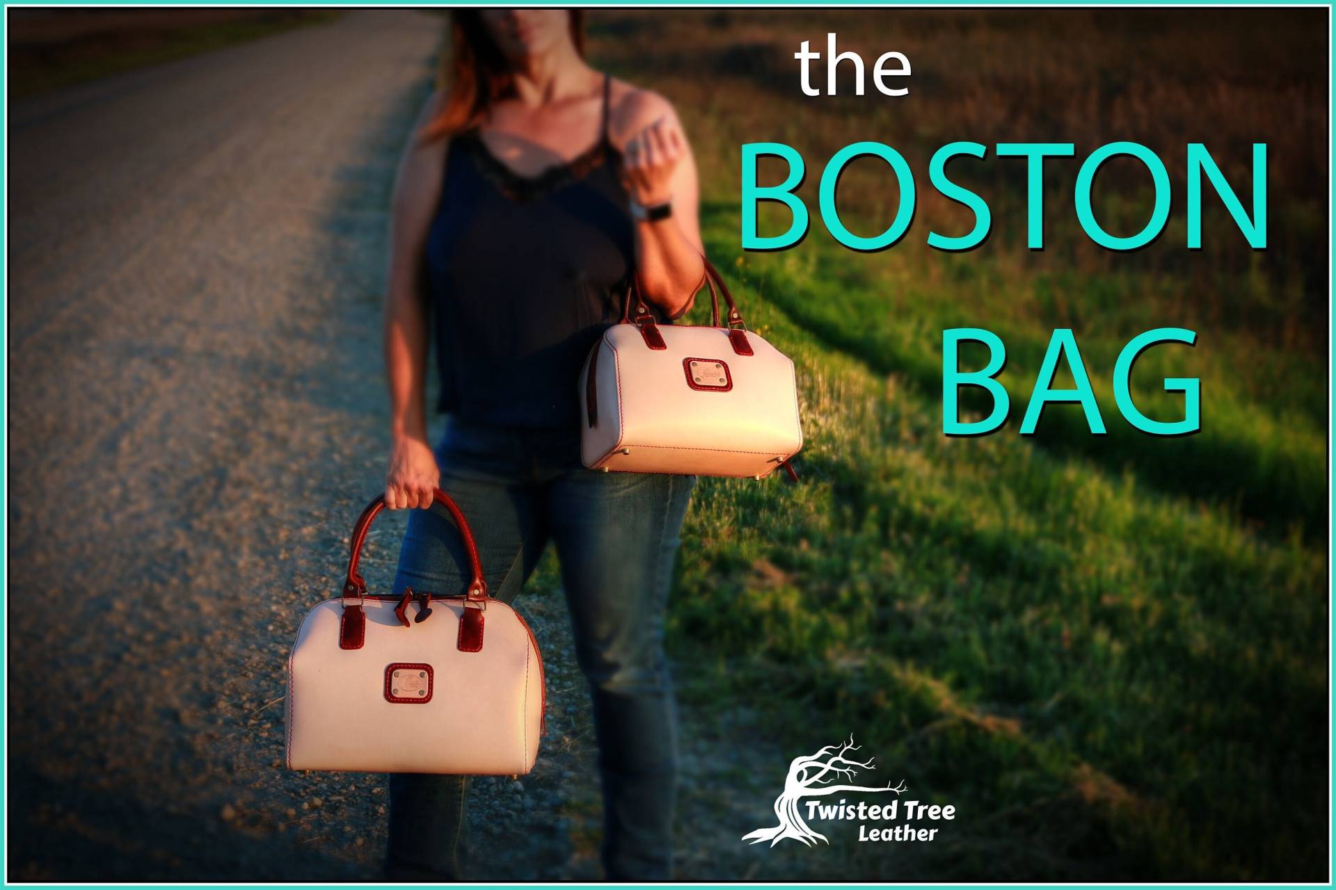 The Boston Bag - Leder Nachttasche Set The Boston Bag - Leder Nachttasche Set von TwistedTreeLeather