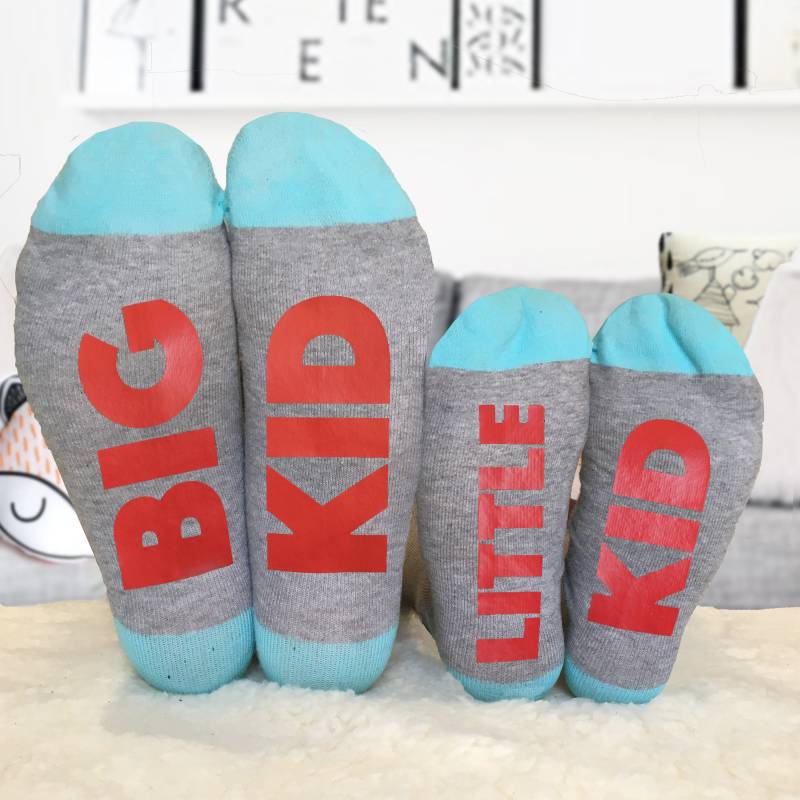 Big Kid Little Socken Geschenk - Feet Up Füße-Hoch Für Vater Und Sohn Oder Tochter von TwistedTweeLtd