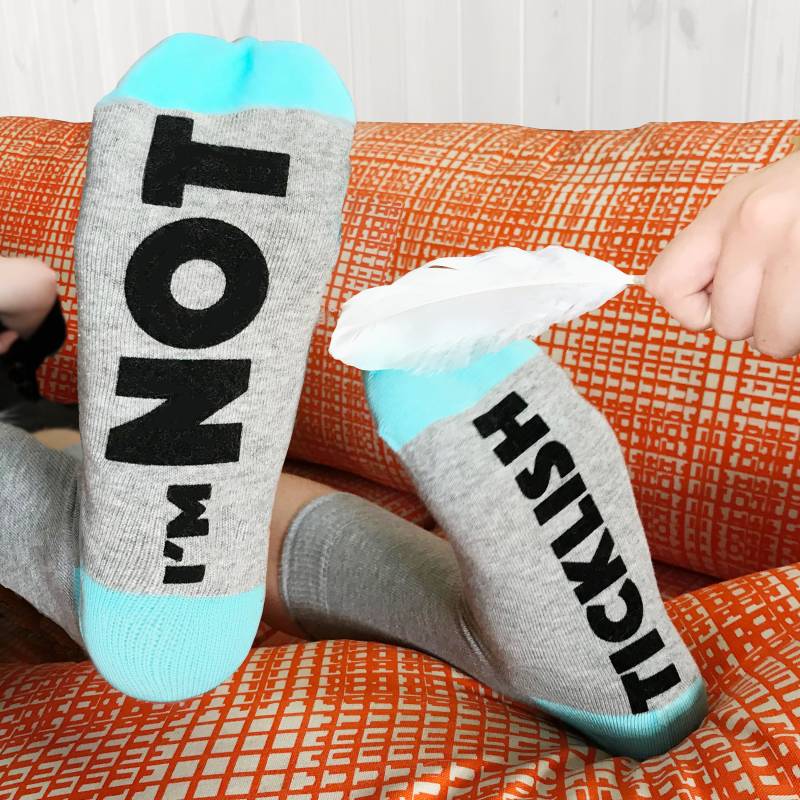 Personalisierte Socken - Lustiges Socken-Geschenk - Feet Up Füße Hoch Socken von TwistedTweeLtd