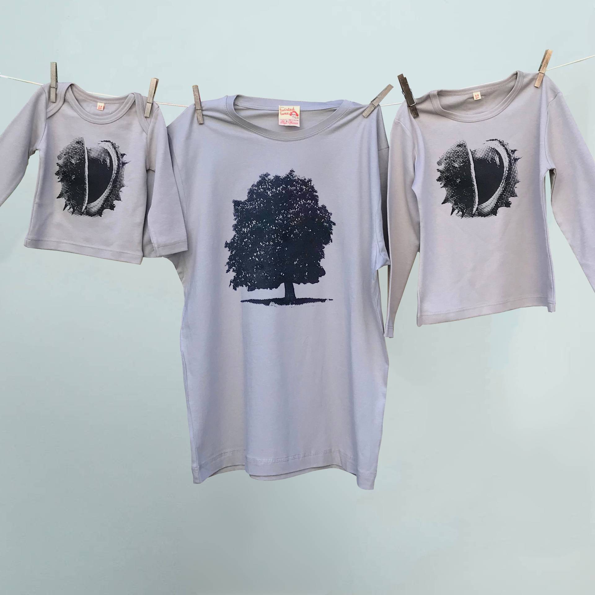 Vater Tochter/Sohn Bär Und Bärenjunges T-Shirt Set in Weiß von TwistedTweeLtd