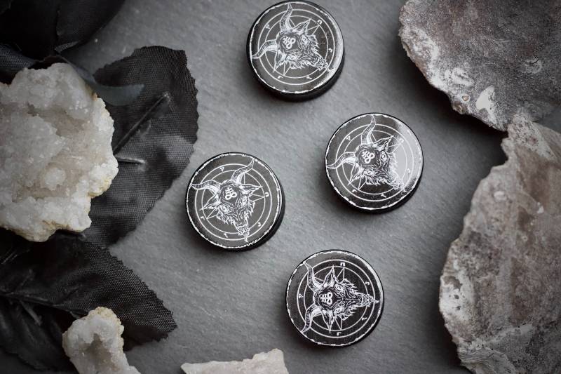 Baphomet Double Flared Plugs | 24mm von TwistedxMeadows