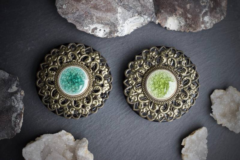 Bronze Filigree Double Flared Plugs von TwistedxMeadows