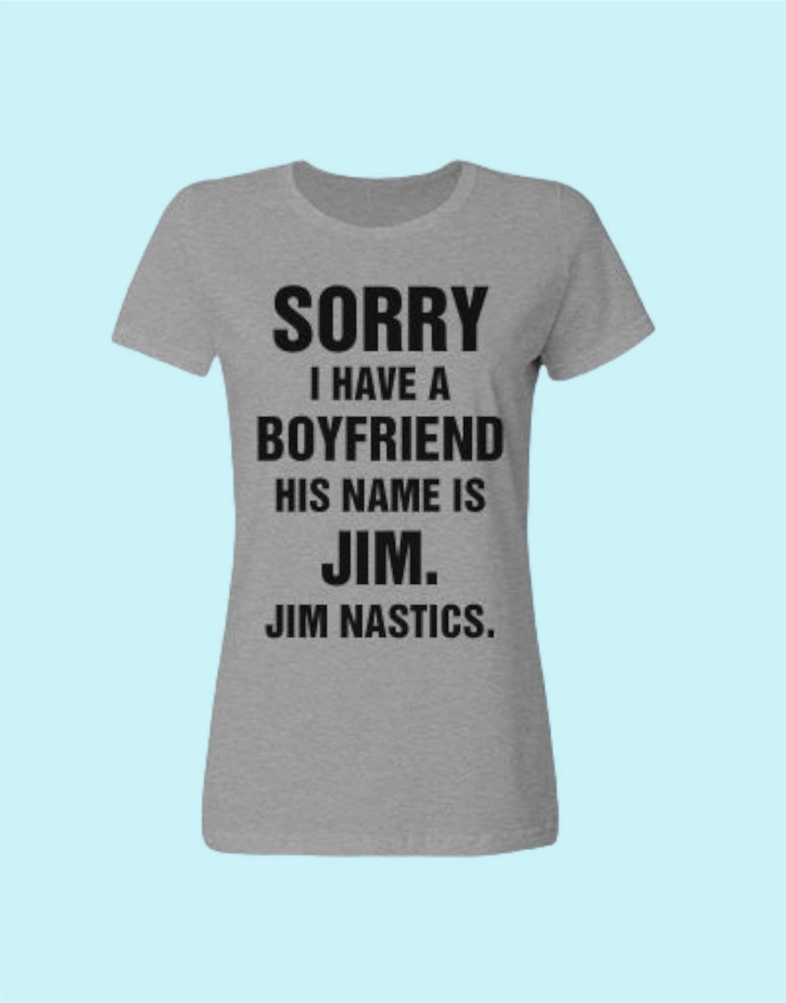 Boyfriend Gymnastik Shirt von TwistersTumblewear