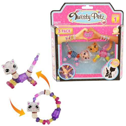 Twisty Petz 3er-Pack, drehbar. Tragbar und modisch. Glitzernde Edelsteine, die sich von einem Haustier in ein Armband verwandeln und aus ein paar einfachen Drehungen zurückkehren! Enthält 3, 12 zum Twisty Petz 3er-Pack, drehbar. Tragbar und modisch. Glitzernde Edelsteine, die sich von einem Haustier in ein Armband verwandeln und aus ein paar einfachen Drehungen zurückkehren! Enthält 3, 12 zum von Twisty Petz