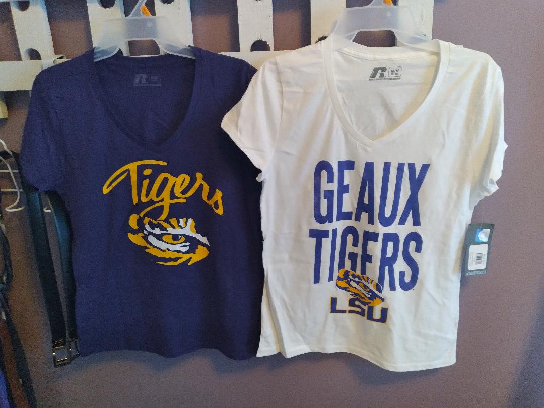 Lsu Geaux Tigers Damen 2 Farbenes T-Shirt Set Von Russel Athletic Lsu Geaux Tigers Damen 2 Farbenes T-Shirt Set Von Russel Athletic von Twjamesco