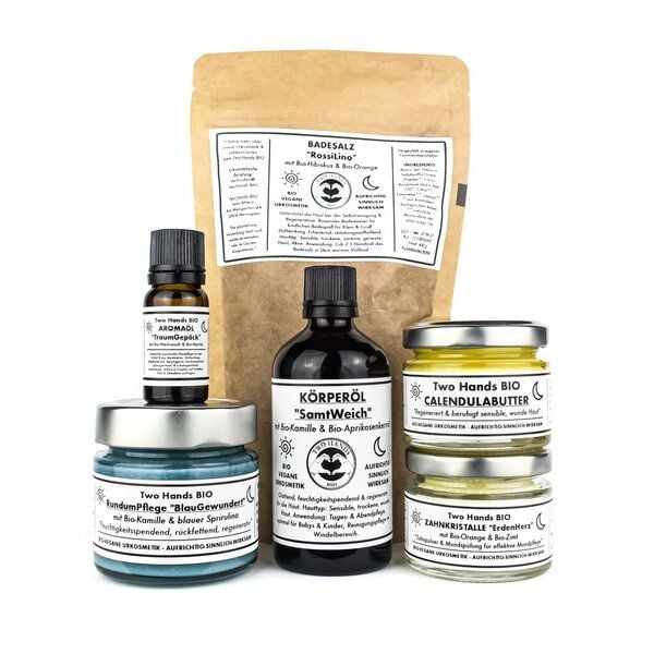 Two Hands BIO Pflegeset Kinder „Wild&Frei“ - Bio-Vegane Urkosmetik von Two Hands BIO