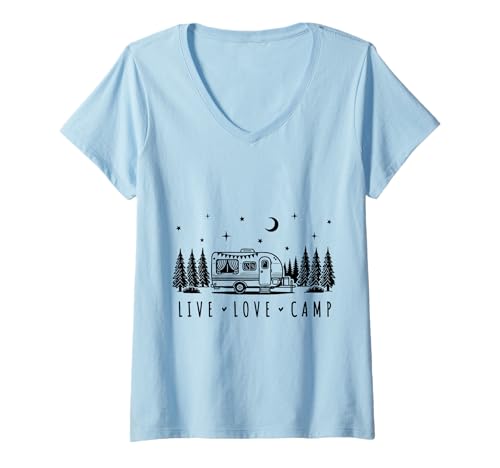 Damen Abenteuer umfasst natürliche Freiheit T-Shirt mit V-Ausschnitt von Two Suns