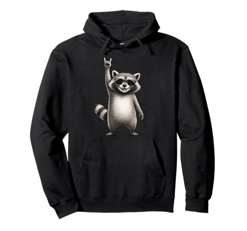 Retro Waschbär Grunge Musik Geschenk Männer Kinder Frauen Lustiger Waschbär Pullover Hoodie Retro Waschbär Grunge Musik Geschenk Männer Kinder Frauen Lustiger Waschbär Pullover Hoodie von Two Suns