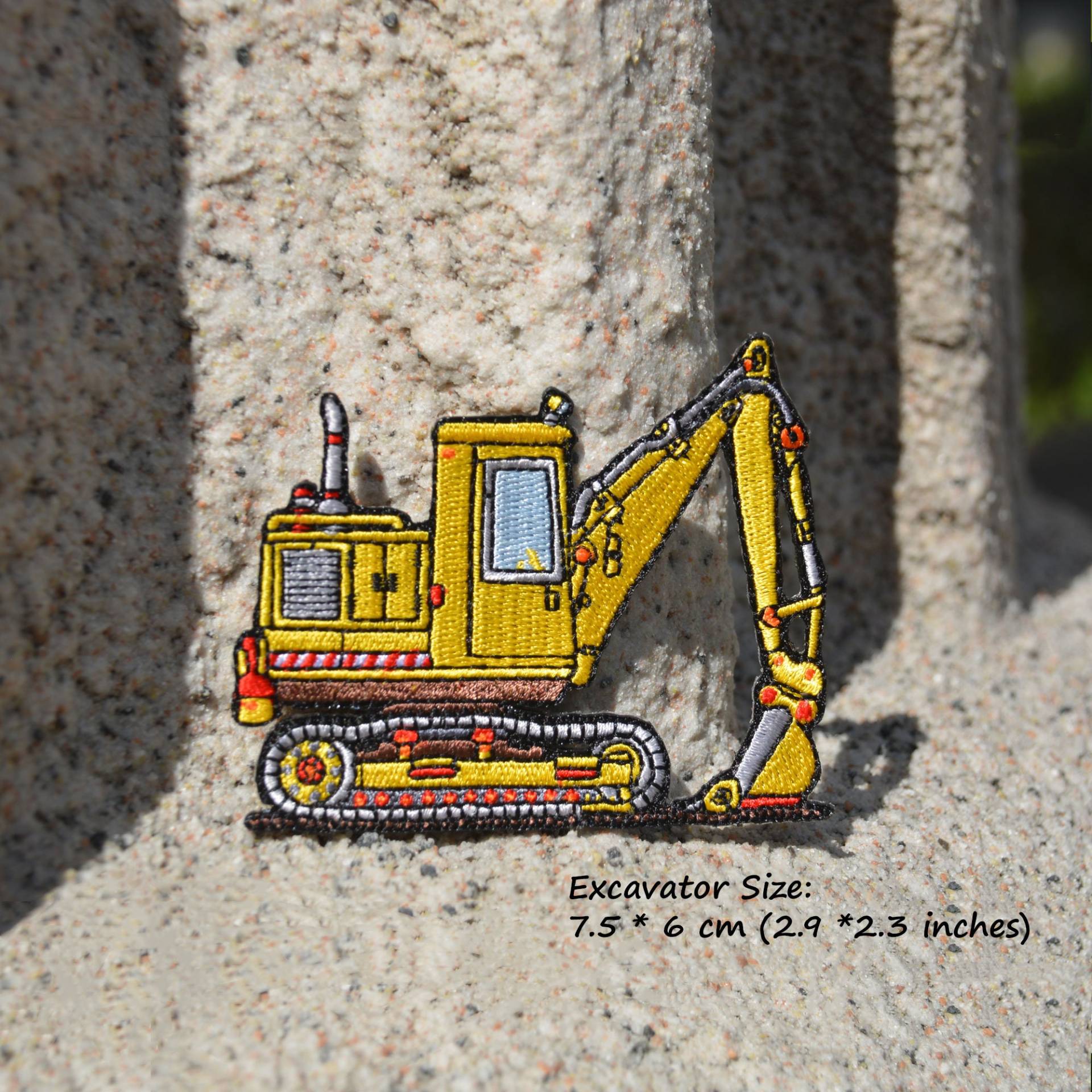 3 Gestickte/Aufbügler Variety Set - Einschließlich Bagger, Digger Schaufel, Feuerwehrauto, Müllauto 3 Gestickte/Aufbügler Variety Set - Einschließlich Bagger, Digger Schaufel, Feuerwehrauto, Müllauto von TwoBananasArt