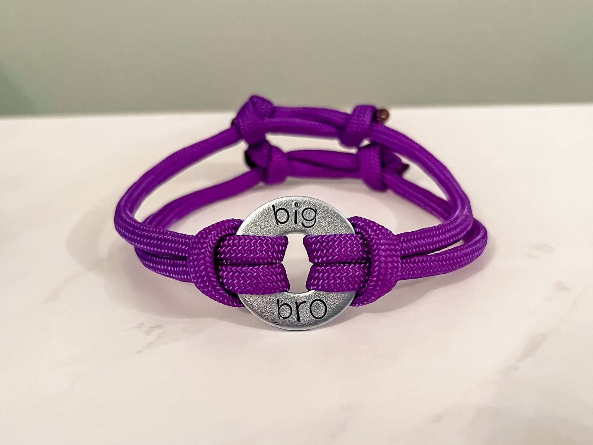 Paracord Armband Für Geschwister Handgestempelte Unterlegscheibe, Verstellbarer Doppelriemen Paracord Armband Für Geschwister Handgestempelte Unterlegscheibe, Verstellbarer Doppelriemen von TwoBestSisters