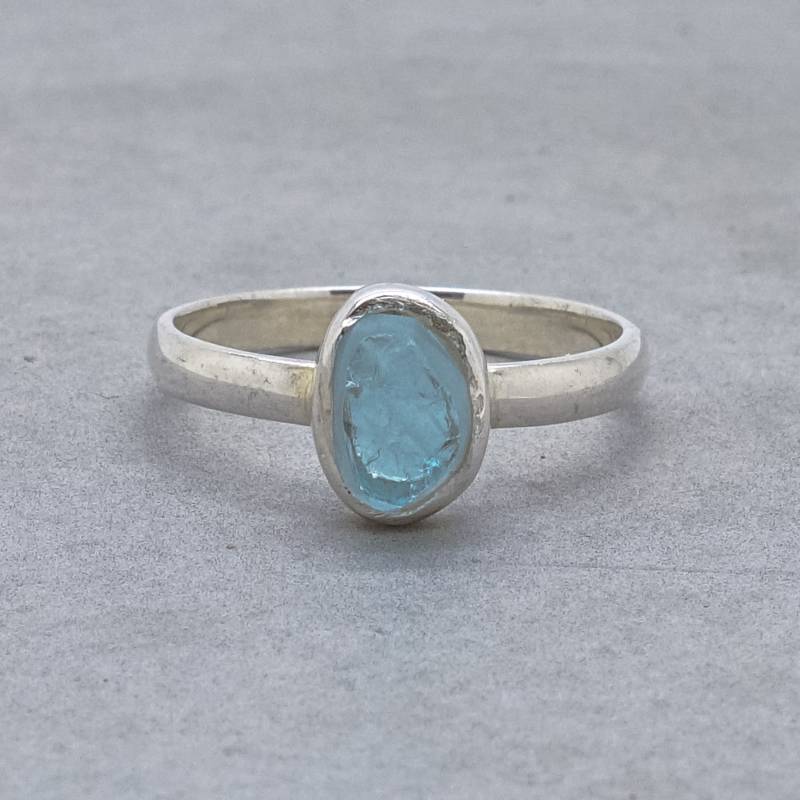 Aquamarin Silber Ring Aquamarin Silber Ring von TwoDotsJewellery