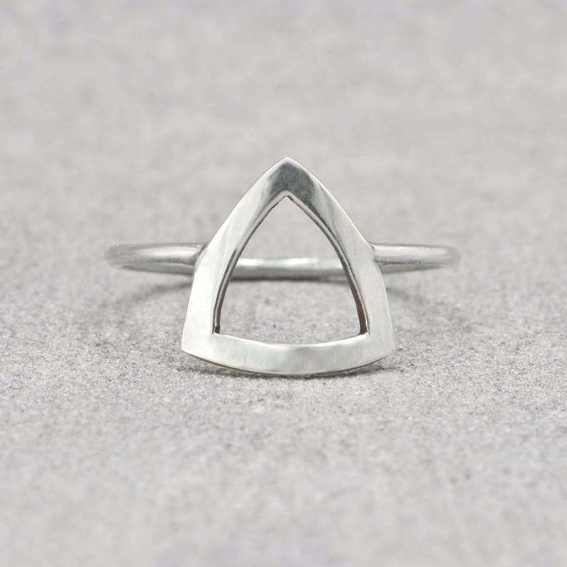Dreieck Silber Ring Dreieck Silber Ring von TwoDotsJewellery