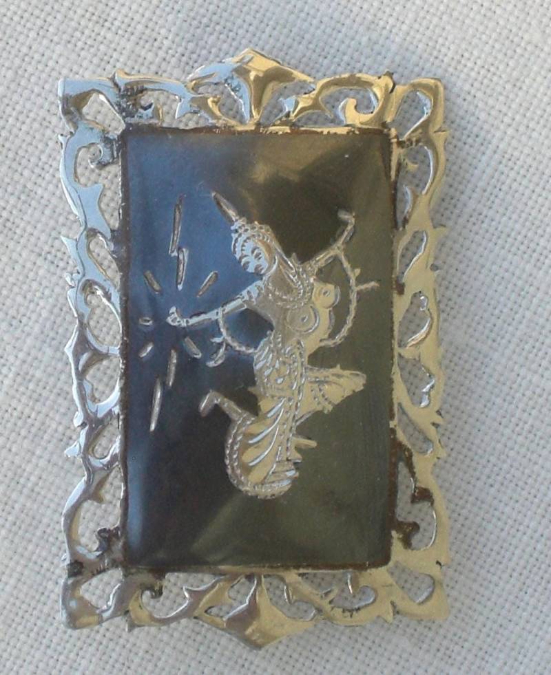 Brosche - Siam Niello Sterling Silber Vintage Versandkostenfrei Brosche - Siam Niello Sterling Silber Vintage Versandkostenfrei von TwoGoodEggs