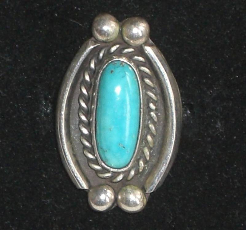 Türkis Ring in Sterling Silber - Dezember Geburtsstein Vintage Versandkostenfrei von TwoGoodEggs