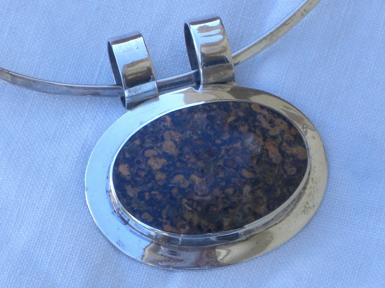 Vintage Achat Anhänger An Sterling Silber Halsband - Mexico 925 Vintage Achat Anhänger An Sterling Silber Halsband - Mexico 925 von TwoGoodEggs