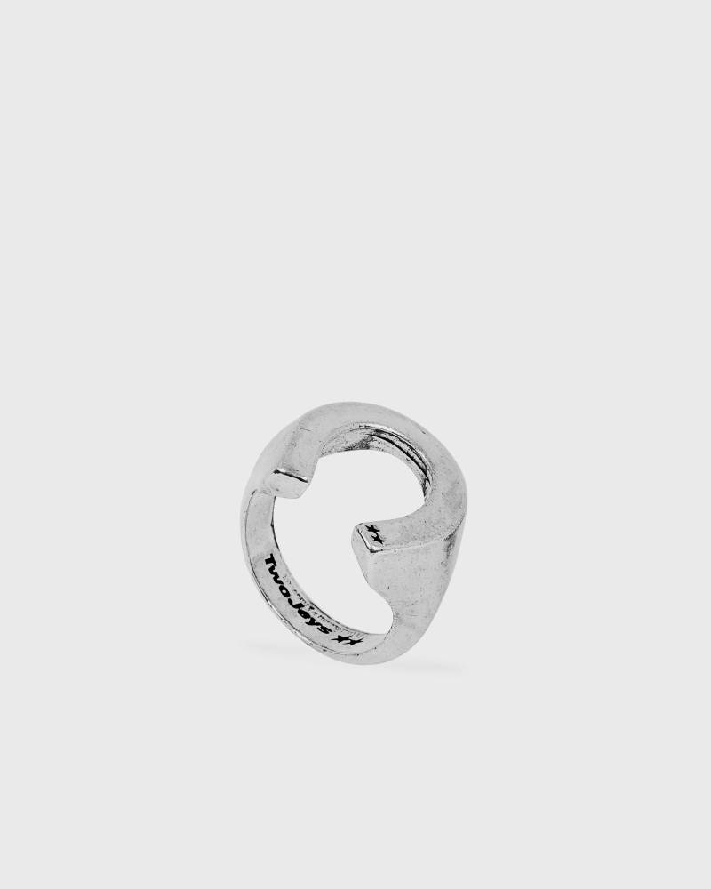 TwoJeys Horseshoe RingPlata men Jewellery silver in Größe:22 MM von TwoJeys