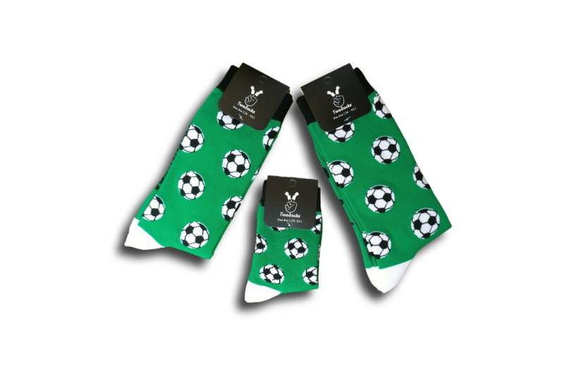 TwoSocks Freizeitsocken Lustige Socken Partnerlook 3x Socken, Familien Set, Mutter Vater Kind (Set, 3 Paar) 3er-Pack von TwoSocks