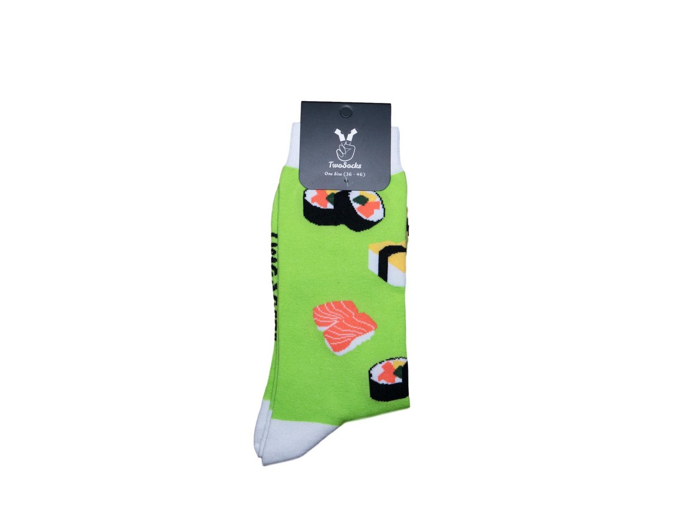 TwoSocks Freizeitsocken Sushi Socken lustige Socken Herren & Damen, Einheitsgröße von TwoSocks