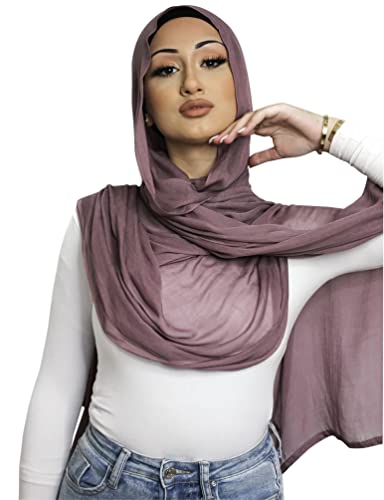 Txameru, Hijab für Frauen, Viskose, Muslimische Baumwolle, Mode, Hijab, Schal, Malvenfarben, Standard Txameru, Hijab für Frauen, Viskose, Muslimische Baumwolle, Mode, Hijab, Schal, Malvenfarben, Standard von Txameru