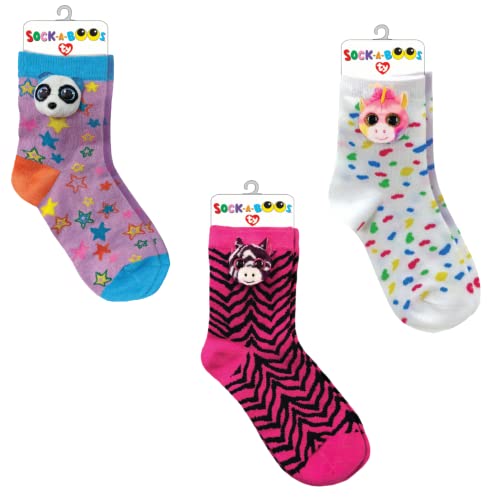 Ty Toys Unisex Kinder Tysocksg2 Stofftier, Bambus, Fantasia, Zoey, Einheitsgröße von TY