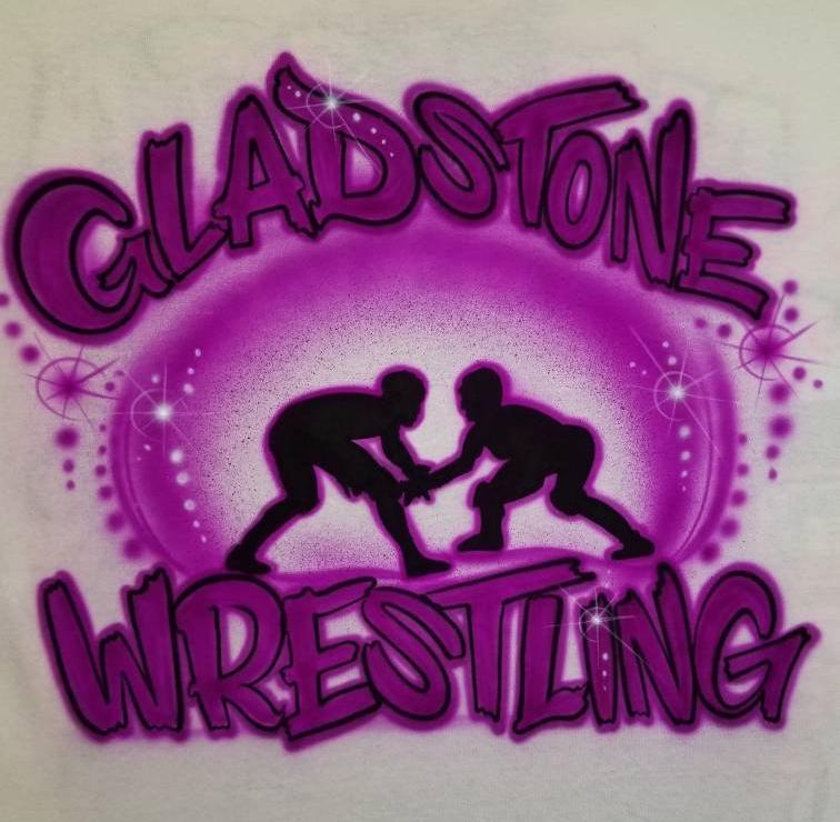 Personalisiertes Airbrush Wrestling-Shirt | Größe 2T - Erwachsene 5xl Personalisiertes Airbrush Wrestling-Shirt | Größe 2T - Erwachsene 5xl von TyGaAirbrush