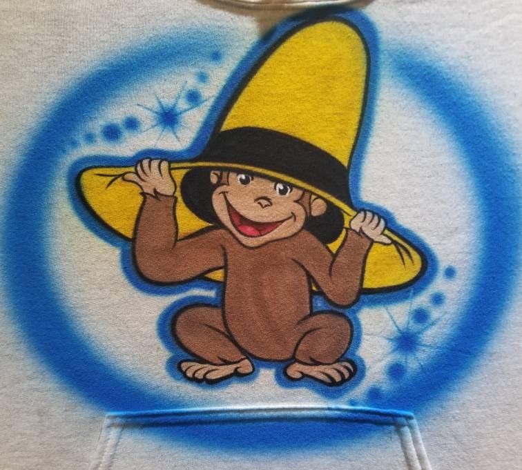 Personalisiertes Benutzerdefiniertes Airbrush-Affe-Shirt | Größe 2 T - Erwachsene 5xl von TyGaAirbrush