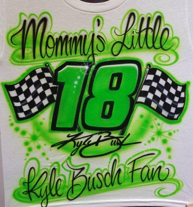 Personalisiertes Custom Rennauto-Hemd Mit Name Und Nummer | Größe 2T - Erwachsene 5xl von TyGaAirbrush