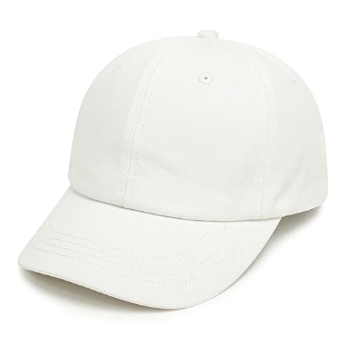 Tybiky Baseballmütze Jungen Mädchen Baseballkappe Kinder Junge Sommerhüte Beiläufig Sonnenhut Outdoor Basecap Damen Cap Baseball Für Männer und Frauen Schrimkappe Kind Hip Hop Cap. Weiß von Tybiky