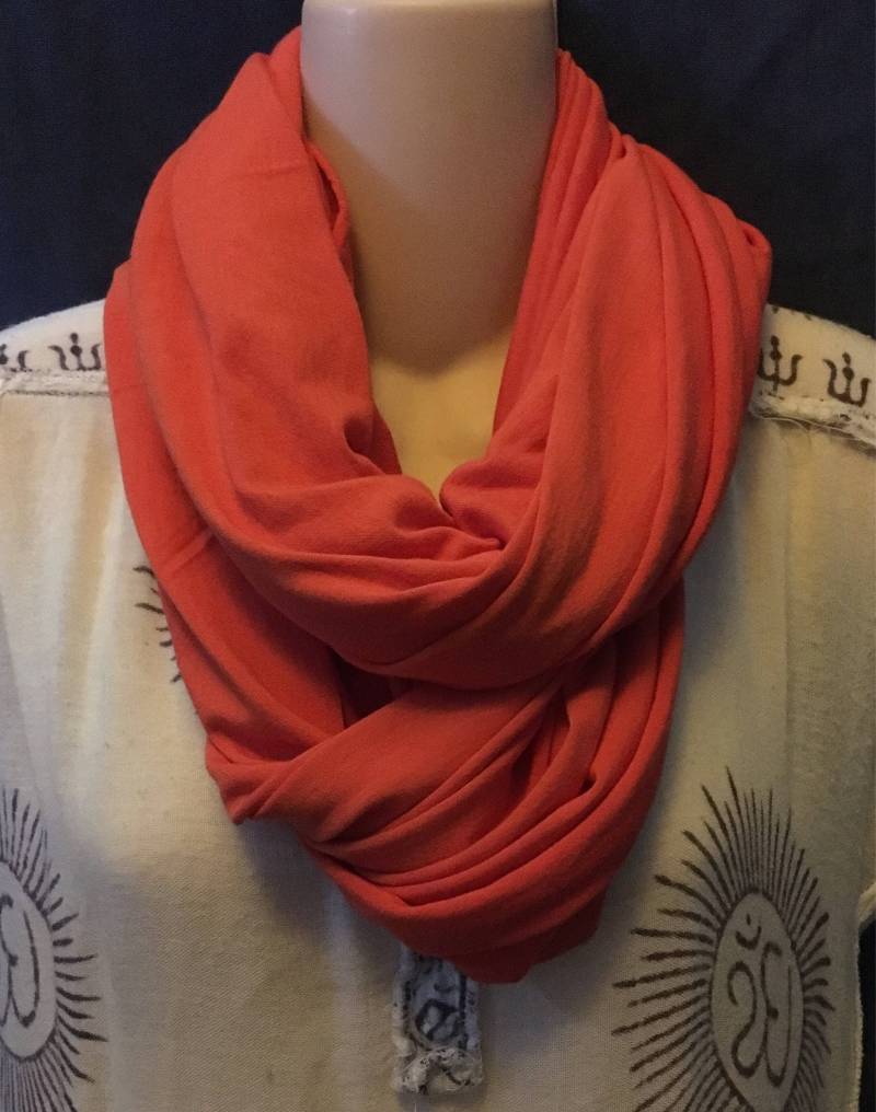 Bio Bambus Baumwolle Handgefärbt Loop Schals Tie Dye Versandkostenfrei von TyeDyeHouse