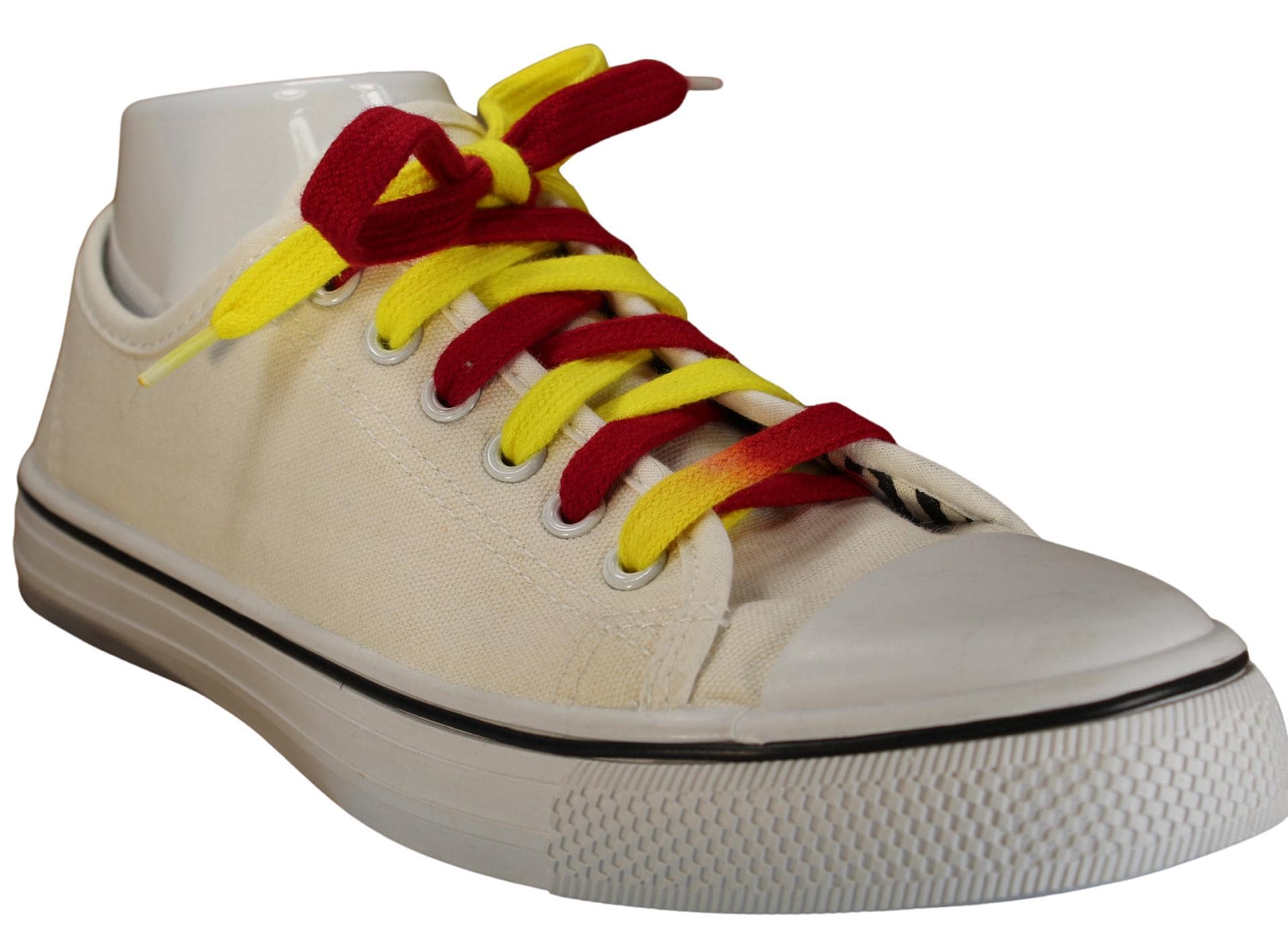 Rot Und Gelb Schnürsenkel | Maßgeschneidert Rot Und Gelb Schnürsenkel | Maßgeschneidert von TyeTheShoe