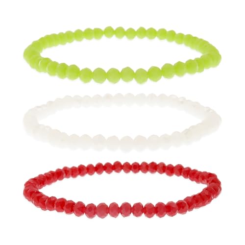 Tyebiva Regenbogen-Edelstein-Perlen-Armbänder, stapelbares Set für Frauen, 3-teilig, handgefertigte Natursteinperlen, stapelbares Armband, Sommer, Strand, Schmuck, Geschenk., 7, Stein, Kein Edelstein Tyebiva Regenbogen-Edelstein-Perlen-Armbänder, stapelbares Set für Frauen, 3-teilig, handgefertigte Natursteinperlen, stapelbares Armband, Sommer, Strand, Schmuck, Geschenk., 7, Stein, Kein Edelstein von Tyebiva