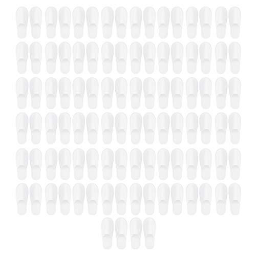 50 Paar Einweg Hausschuhe - Tragbare Rutschfeste Hotel Gast Slipper für Hotel und Reise, Universalgröße, Damen und Herren 50 Paar Einweg Hausschuhe - Tragbare Rutschfeste Hotel Gast Slipper für Hotel und Reise, Universalgröße, Damen und Herren von Tyenaza