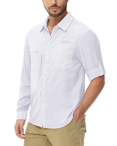 Tyhengta UV-Schutz Hemd Männer Langarm Funktionsshirt Frühling Wandern Camping Hemd Atmungsaktiv Freizeithemd Arbeitshemden Weiß,XXL Tyhengta UV-Schutz Hemd Männer Langarm Funktionsshirt Frühling Wandern Camping Hemd Atmungsaktiv Freizeithemd Arbeitshemden Weiß,XXL von Tyhengta