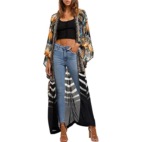 Tyidalin Damen Spitzen Cardigan Sommer Maxi Lang Strandkleid Strandponcho Pareo Elegant (Farbe 11, Einheitsgröße) von Tyidalin