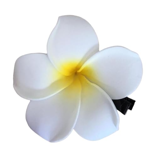 Tyinerc Frangipani Haarspange, Blumen Haarspange - Modische -Haarspange | Rutschfeste -Haarspangen mit starkem Halt, niedliche Frangipani-Blumen-Haarnadel für Frauen von Tyinerc