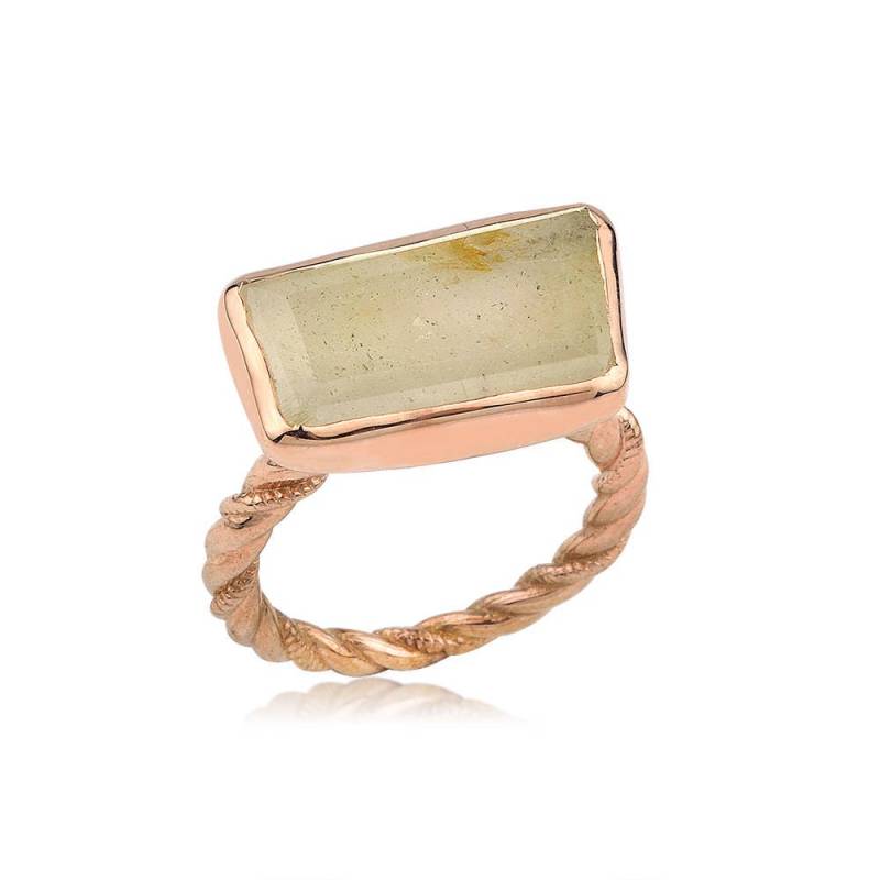 Silber Rutilated Quarz Ring " Cornelia Collection Geschenk Für Sie von Tymatik