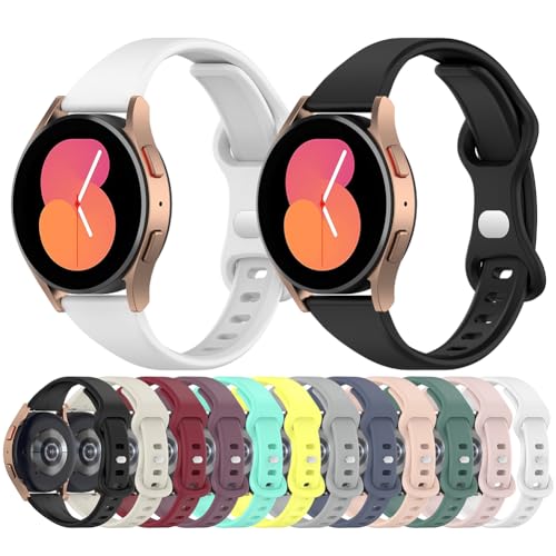 Tyogeephy Armbänder Kompatibel mit Amazfit Active/GTR Mini/bip 3 pro/GTS4 Mini, Sportarmband Silikonarmband Ersatzarmbänder für Galaxy Watch 6, Männer/Frauen von Tyogeephy