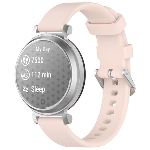 Tyogeephy Armbänder Kompatibel mit Garmin Lily 2, Sportarmband Silikonarmband Ersatzarmbänder für Lily 2, Männer/Frauen von Tyogeephy