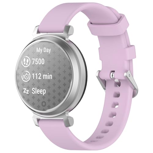 Tyogeephy Armbänder Kompatibel mit Garmin Lily 2, Sportarmband Silikonarmband Ersatzarmbänder für Lily 2, Männer/Frauen von Tyogeephy