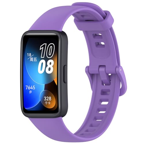 Tyogeephy Armbänder Kompatibel mit Huawei band 9/band 9 NFC, Sportarmband Silikonarmband Ersatzarmbänder für Huawei Band 8/band 8 NFC, Männer/Frauen von Tyogeephy