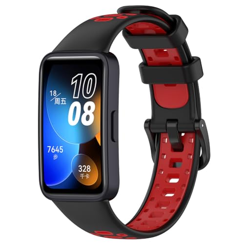 Tyogeephy Armbänder Kompatibel mit Huawei band 9/band 9 NFC, Sportarmband Silikonarmband Ersatzarmbänder für Huawei Band 8/band 8 NFC, Männer/Frauen von Tyogeephy