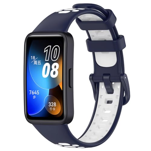 Tyogeephy Armbänder Kompatibel mit Huawei band 9/band 9 NFC, Sportarmband Silikonarmband Ersatzarmbänder für Huawei Band 8/band 8 NFC, Männer/Frauen von Tyogeephy