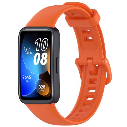 Tyogeephy Armbänder Kompatibel mit Huawei band 9/band 9 NFC, Sportarmband Silikonarmband Ersatzarmbänder für Huawei Band 8/band 8 NFC, Männer/Frauen von Tyogeephy