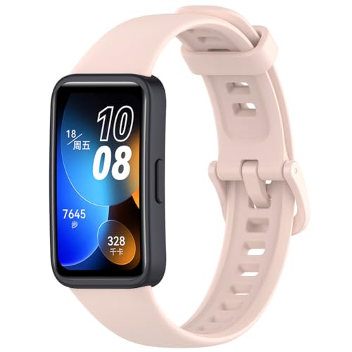 Tyogeephy Armbänder Kompatibel mit Huawei band 9/band 9 NFC, Sportarmband Silikonarmband Ersatzarmbänder für Huawei Band 8/band 8 NFC, Männer/Frauen von Tyogeephy